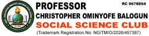 Professor Christopher Ominyofe Balogun Social Science Club